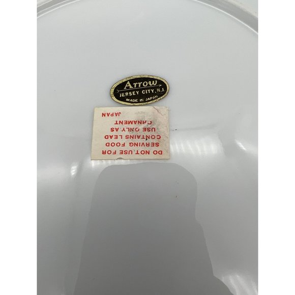 Vintage USS Alabama USS Drum Collectible Plate Arrow Jersey City Made in Japan - Picture 8 of 8